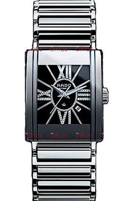 Rado Integral  Black Dial 31 X 37 mm Automatic Watch For Men - 1