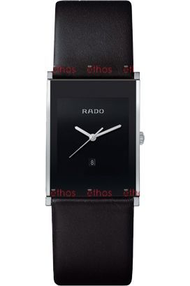 Rado Integral  Black Dial 34 mm Quartz Watch For Men - 1