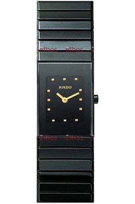Rado Ceramica  Black Dial 25 X 19 mm Quartz Watch For Women - 1