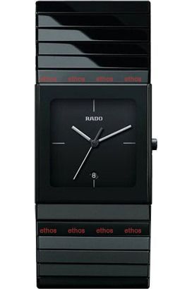 Rado Ceramica  Black Dial 35 X 36 mm Quartz Watch For Men - 1