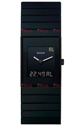 Rado Ceramica  Black Dial 28 mm Quartz Watch For Men - 1