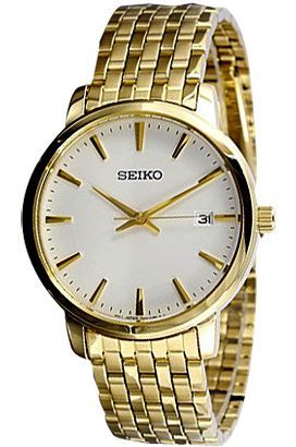 Seiko  40 mm Watch in White Dial - 1