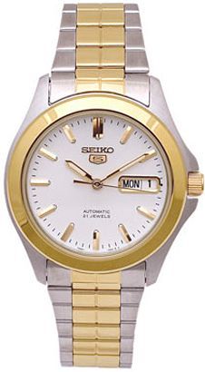 Seiko  38 mm Watch in White Dial For Men - 1