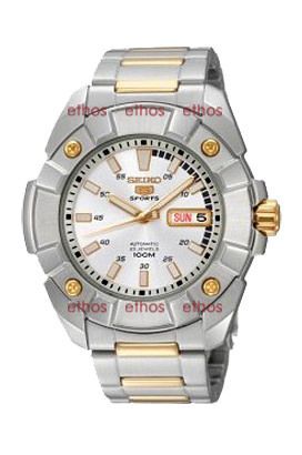 Seiko 5 Sports  Silver Dial 40 mm Automatic Watch For Men - 1
