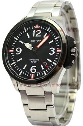 Seiko  42 mm Watch in Black Dial For Men - 1