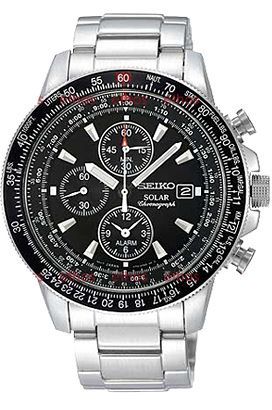 Seiko  45 mm Watch in Black Dial For Men - 1