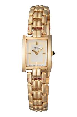 Seiko  22 mm Watch in Champagne Dial For Women - 1