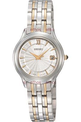 Seiko  27 mm Watch in Silver Dial For Women - 1