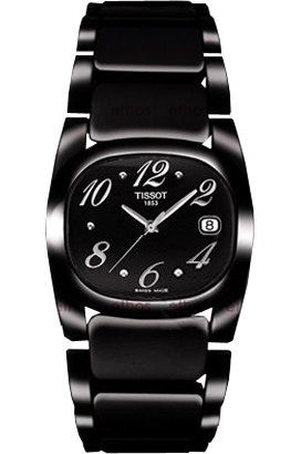 Tissot  27 mm Watch in Black Dial For Women - 1