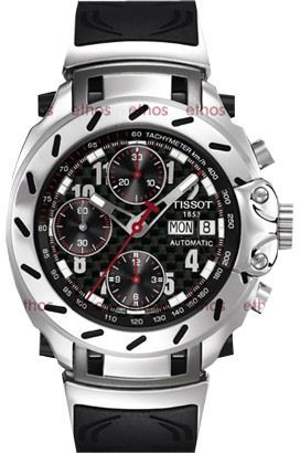 Tissot T-Race 40 mm Watch in Black Dial For Men - 1