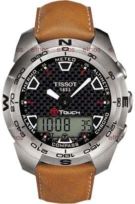 Tissot Touch Collection  Black Dial 44 mm Quartz Watch For Men - 1