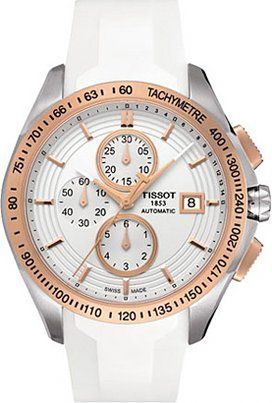 Tissot T-Sport Veloci T White Dial 45 mm Automatic Watch For Men - 1