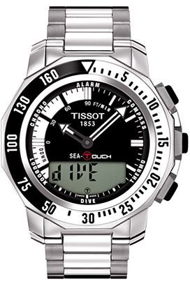 Tissot Touch Collection Sailing Black Dial 44 mm Quartz Watch For Men - 1