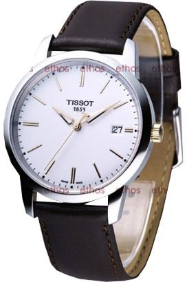 Tissot T-Classic Classic Dream White Dial 38 mm Quartz Watch For Men - 1