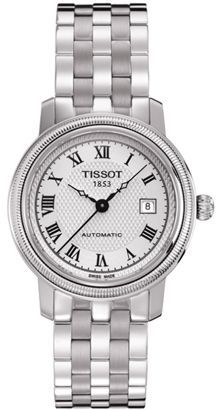 Tissot T-Classic Bridgeport Automatic Silver Dial 28 mm Automatic Watch For Women - 1