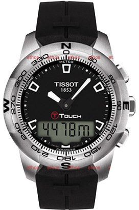 Tissot Touch Collection T Touch II Black Dial 43 mm Quartz Watch For Men - 1
