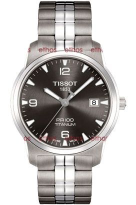 Tissot T-Classic PR 100 Antracite Dial 38 mm Quartz Watch For Men - 1