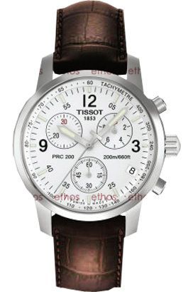 Tissot T-Sport Tissot PRS 200 White Dial 40 mm Quartz Watch For Men - 1