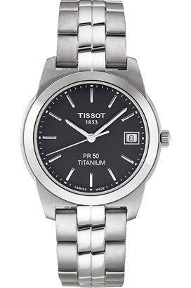 Tissot PR50 36 mm Watch in Black Dial - 1