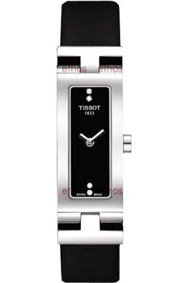 Tissot T-Lady Equi T Black Dial 14 mm Quartz Watch For Women - 1