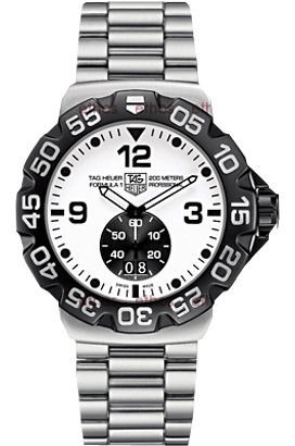 TAG Heuer Formula 1  White Dial 44 mm Quartz Watch For Men - 1