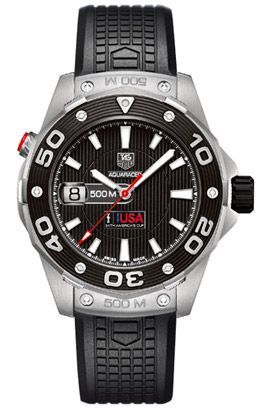 TAG Heuer Aquaracer 500M Black Dial 43 mm Automatic Watch For Men - 1