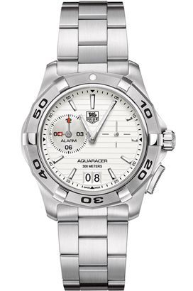 TAG Heuer  39 mm Watch in White Dial For Men - 1