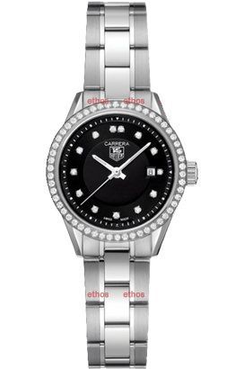 TAG Heuer  27 mm Watch in Black Dial For Women - 1