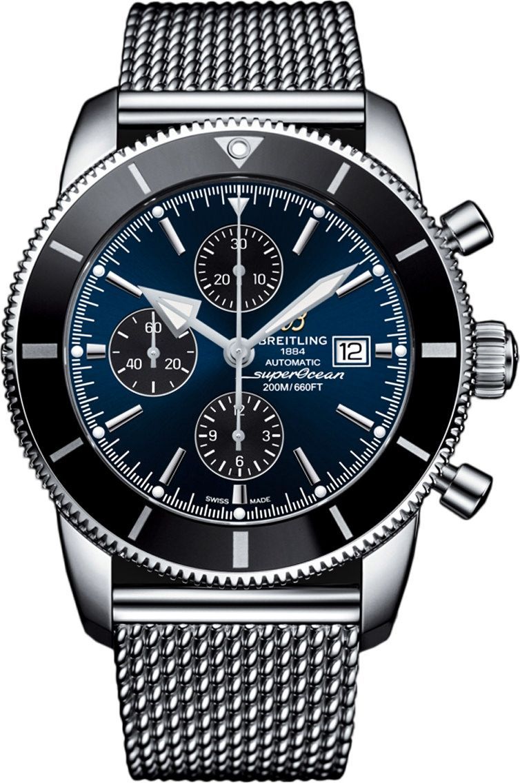 Breitling Superocean Heritage II Chronographe 46 mm Watch in Blue Dial For Men - 1