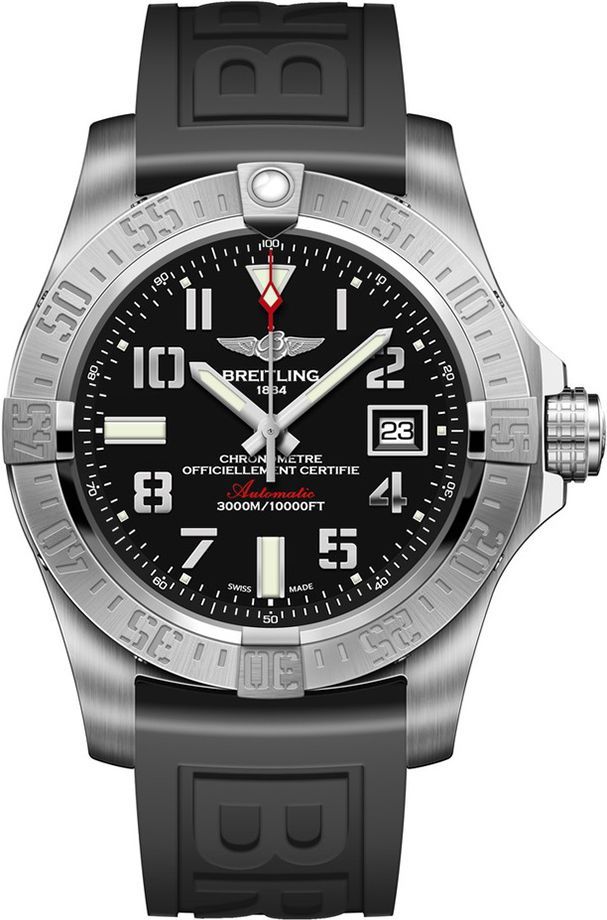 Breitling Avenger II Seawolf 45 mm Watch in Black Dial For Men - 1