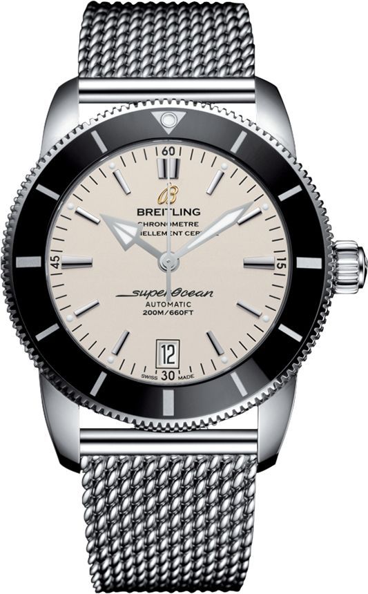 Breitling Superocean Heritage II 42 42 mm Watch in Silver Dial For Men - 1