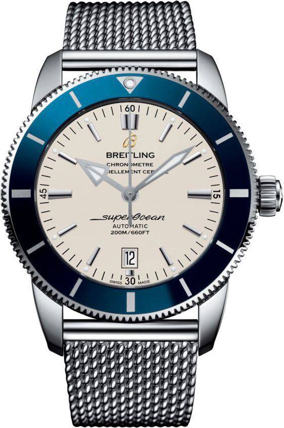 Breitling Superocean Heritage II 46 46 mm Watch in Silver Dial For Men - 1