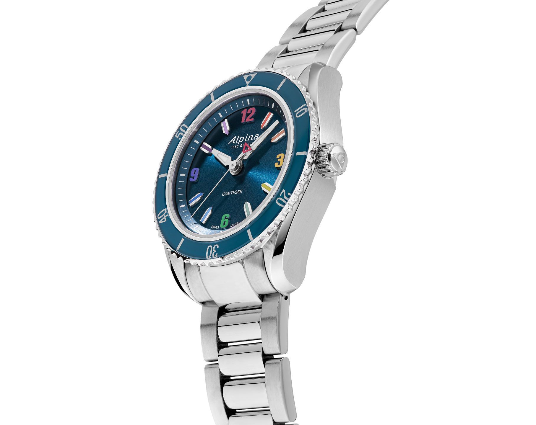 Alpina Alpiner  Blue Dial 36.5 mm Quartz Watch For Women - 2