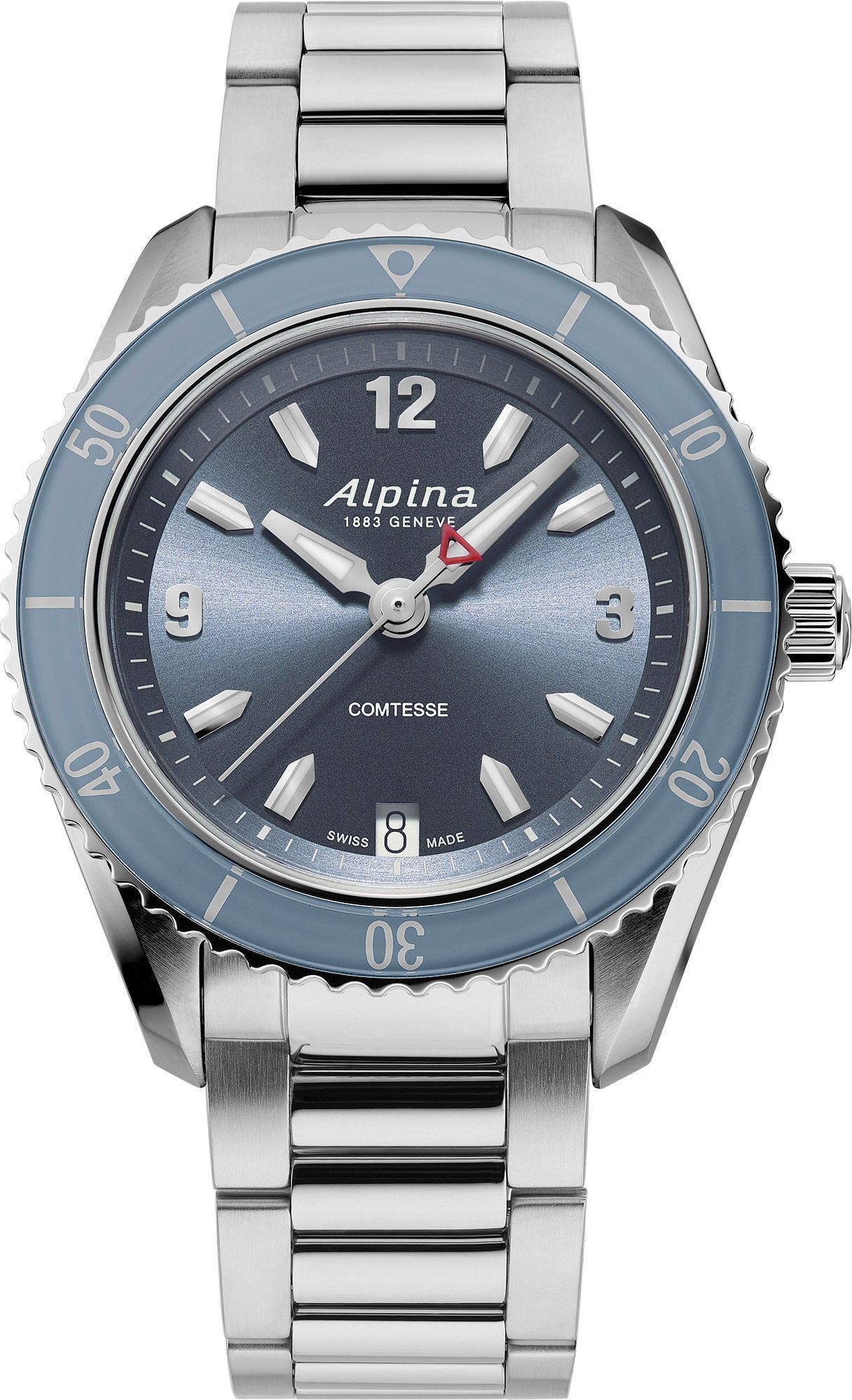 Alpina Alpiner  Blue Dial 36.5 mm Quartz Watch For Unisex - 1