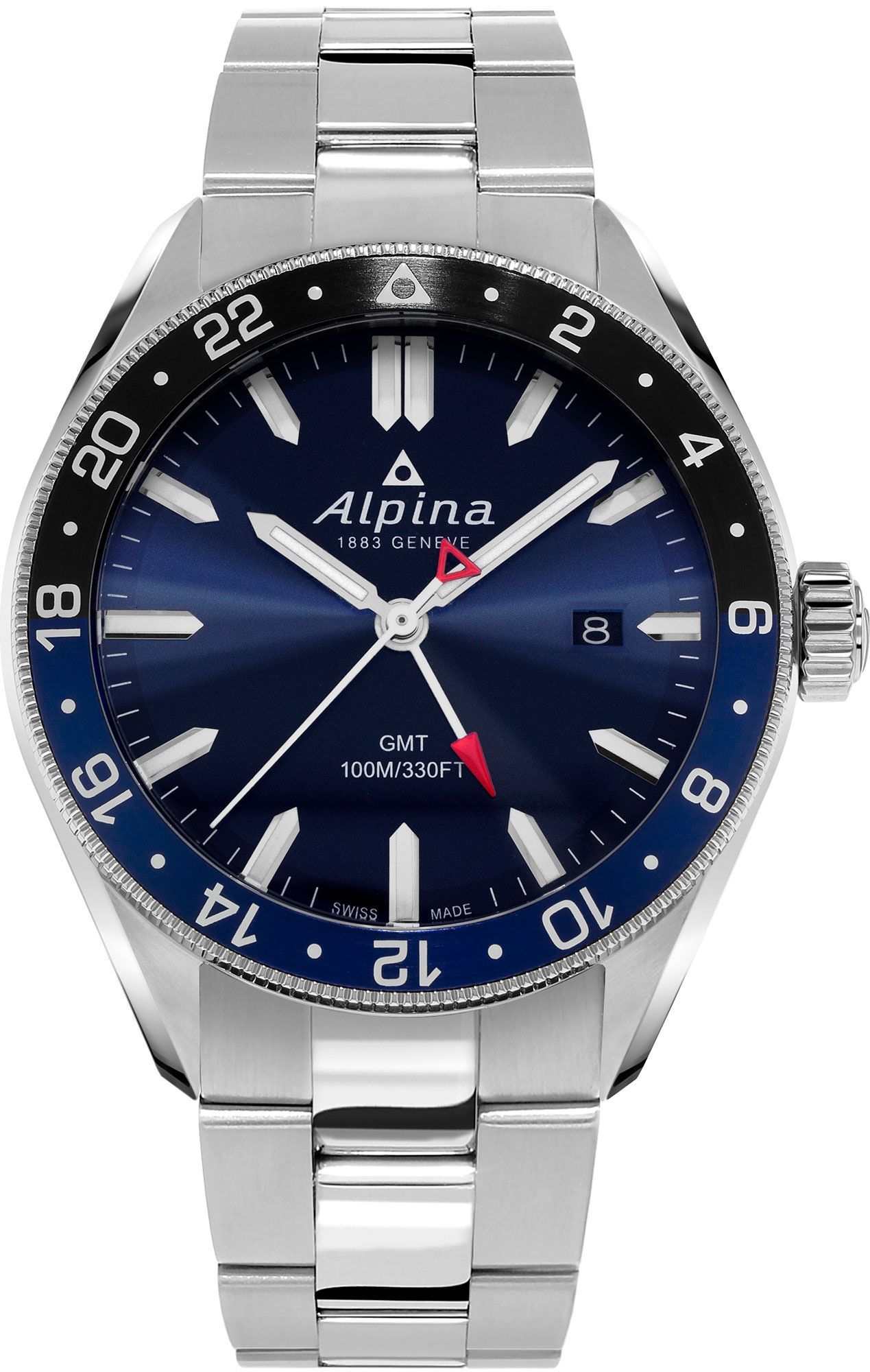 Alpina Alpiner  Blue Dial 42 mm Quartz Watch For Men - 1