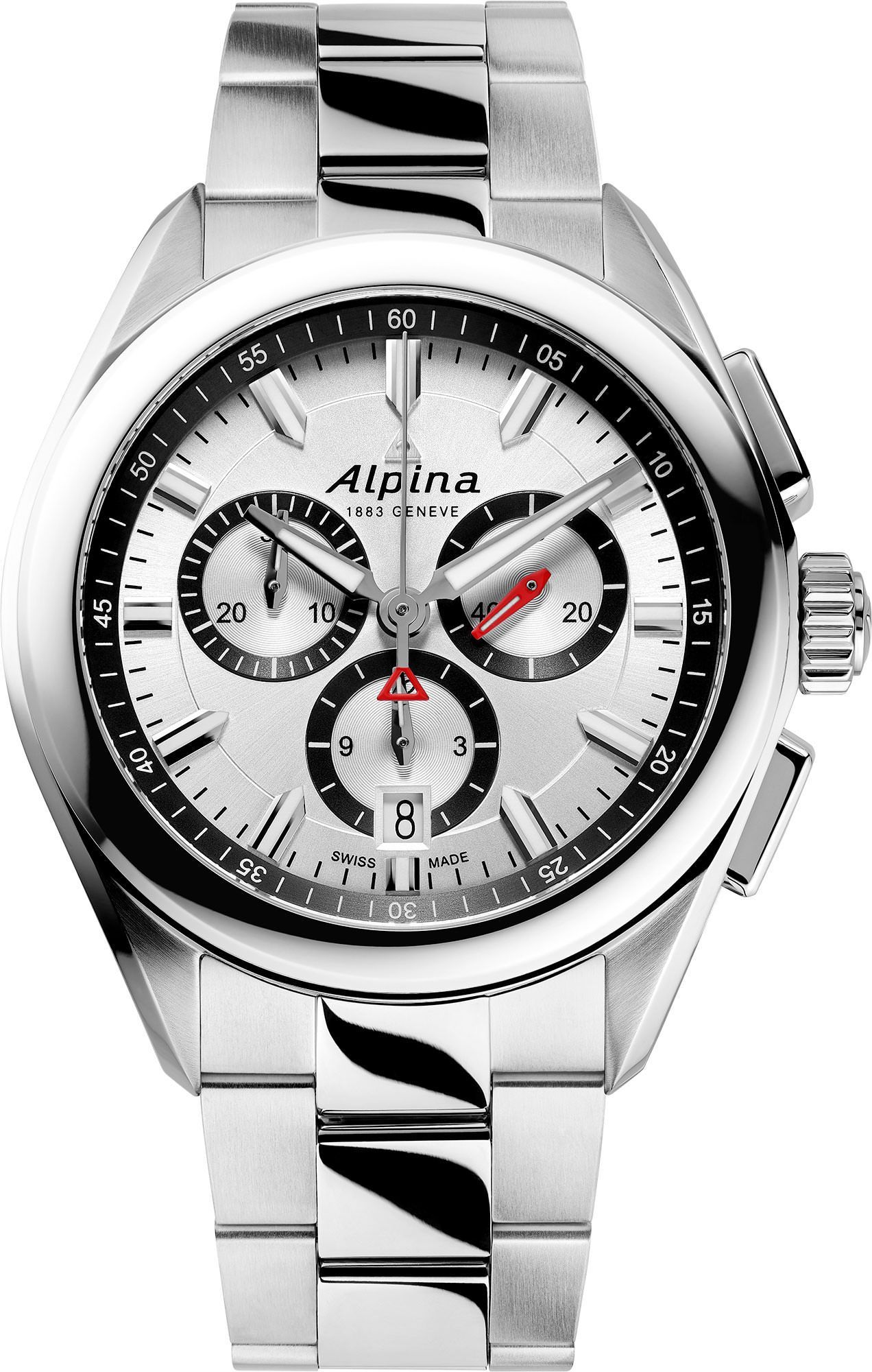 Alpina Alpiner  Silver Dial 42 mm Quartz Watch For Men - 1