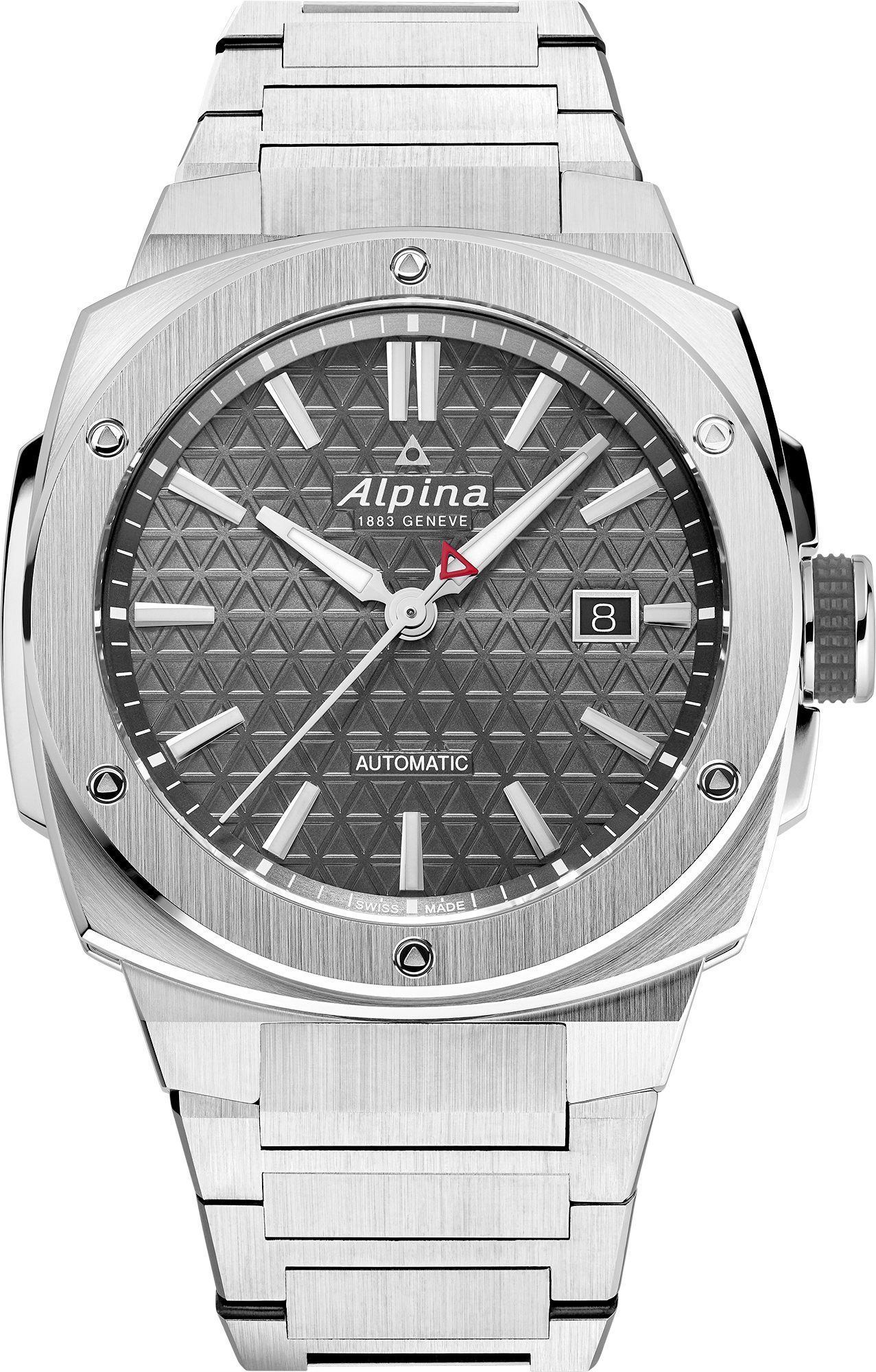 Alpina  41 mm Watch in Grey Dial For Men - 1