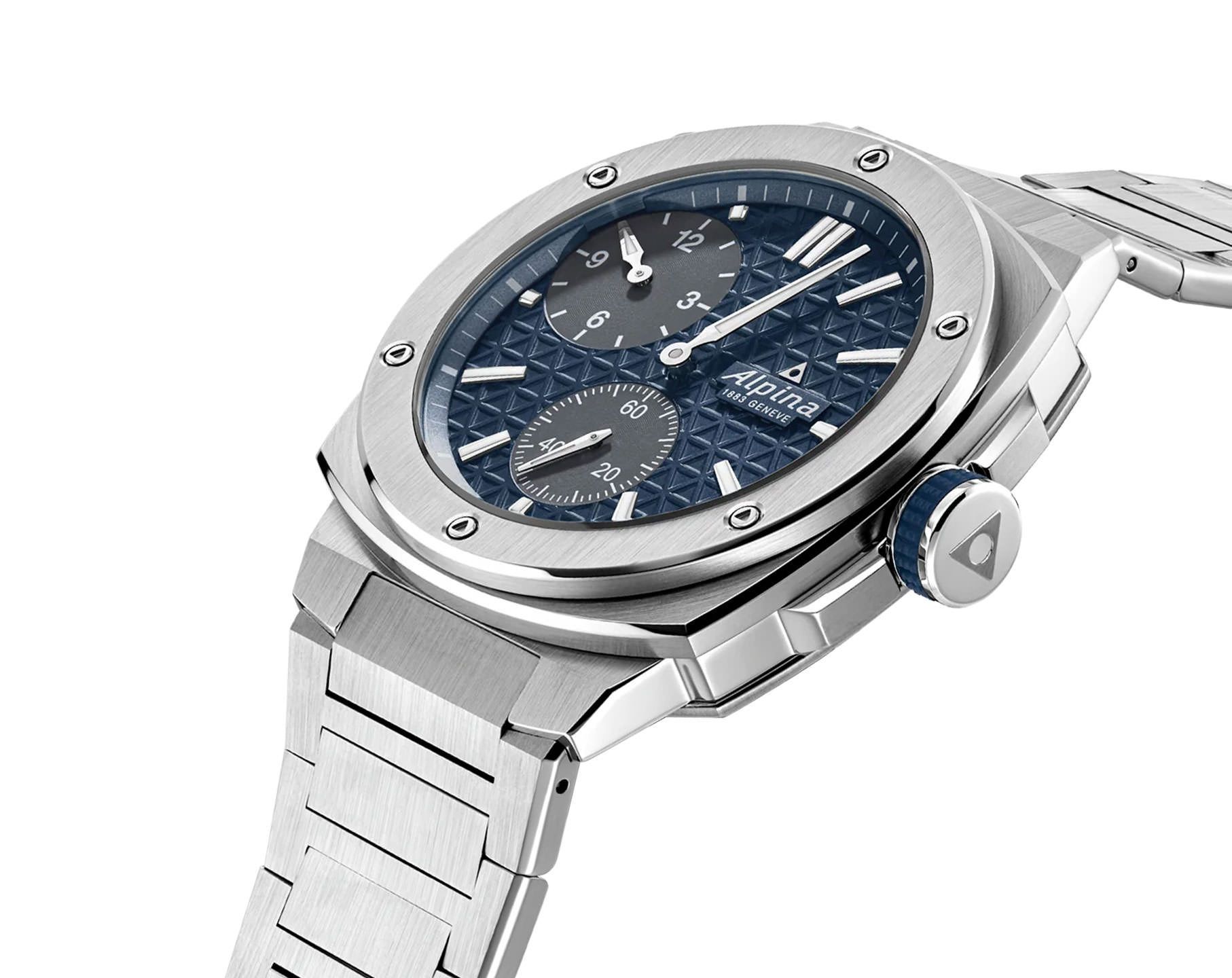 Alpina  41 mm Watch in Blue Dial For Men - 2