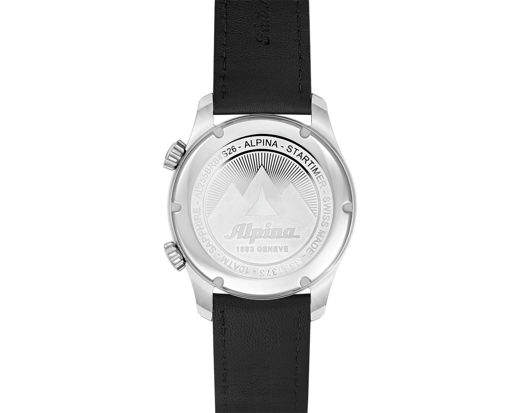 Alpina Startimer  Black Dial 41 mm Quartz Watch For Men - 3