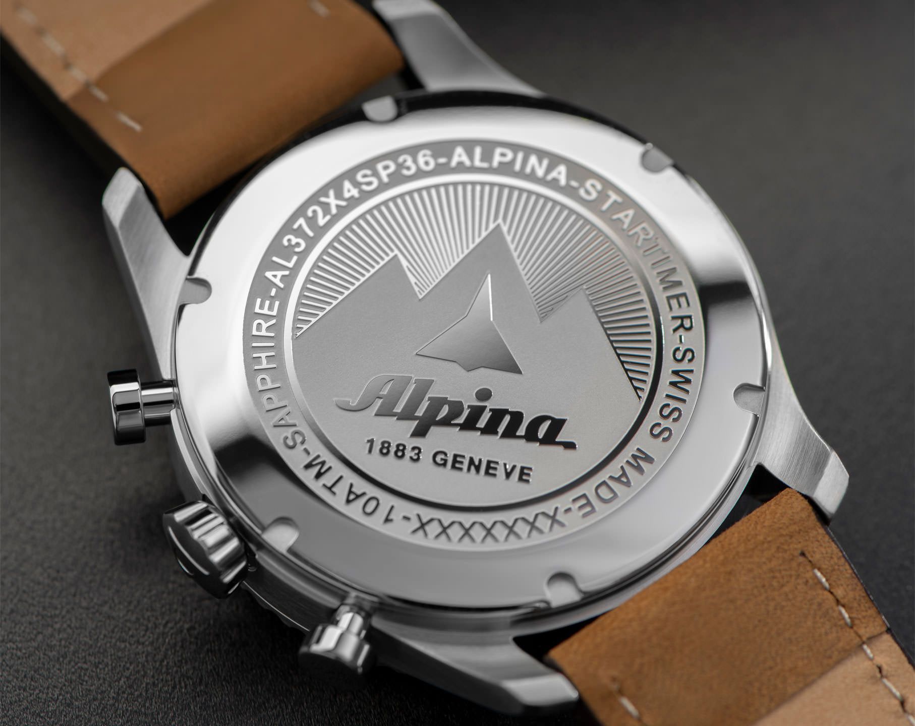 Alpina Startimer  Blue Dial 41 mm Quartz Watch For Men - 4