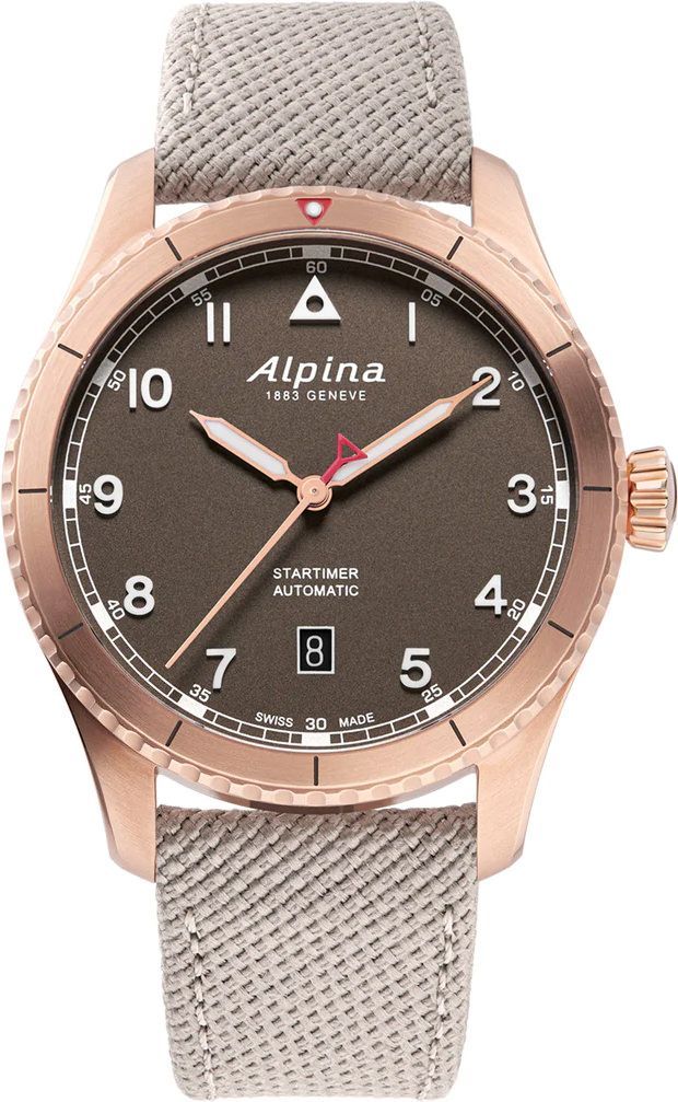 Alpina  41 mm Watch in Brown Dial For Men - 1