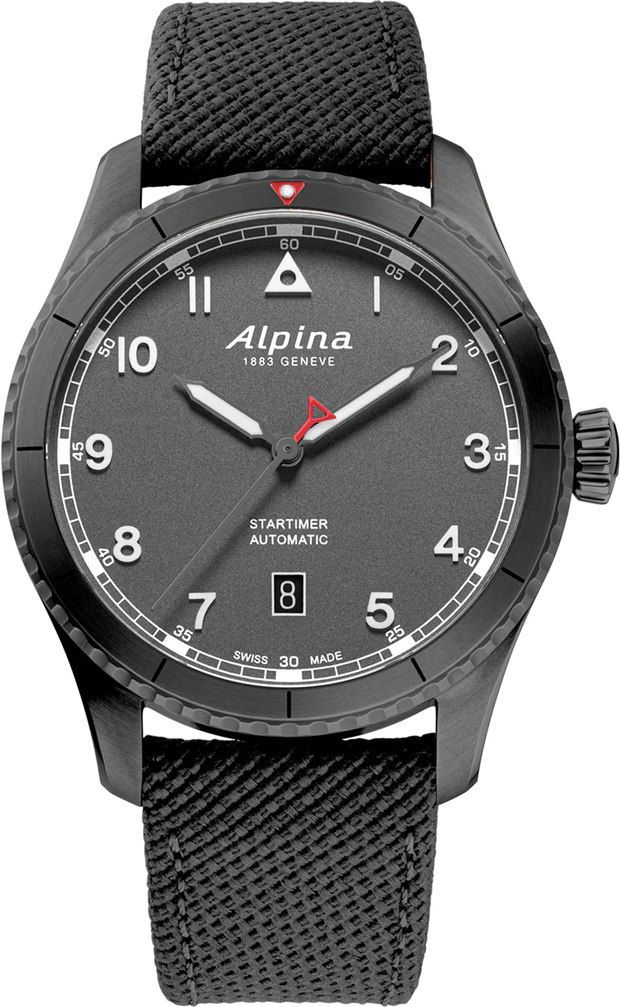 Alpina  41 mm Watch in Grey Dial For Men - 1
