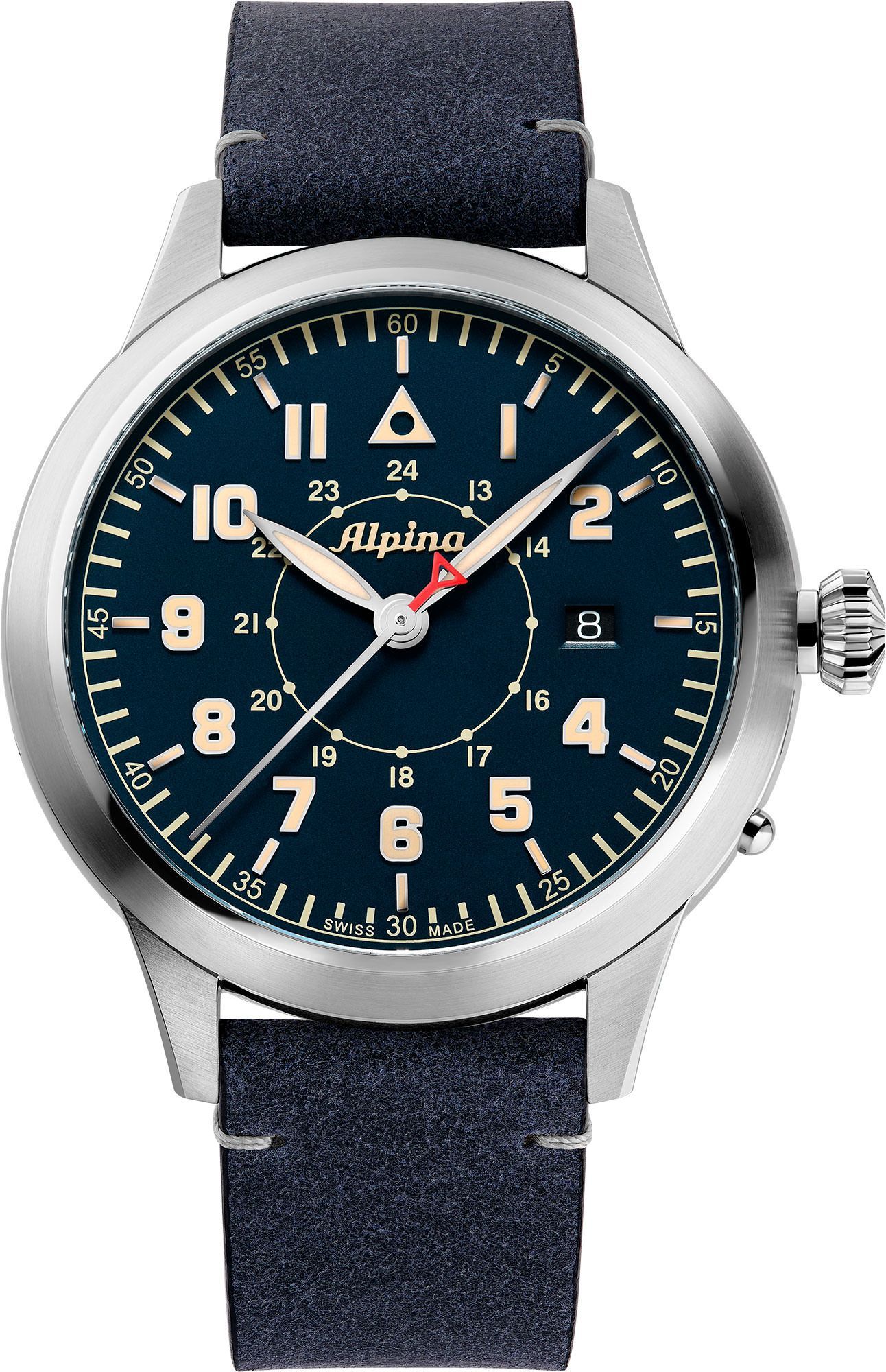 Alpina Startimer  Blue Dial 44 mm Automatic Watch For Men - 1