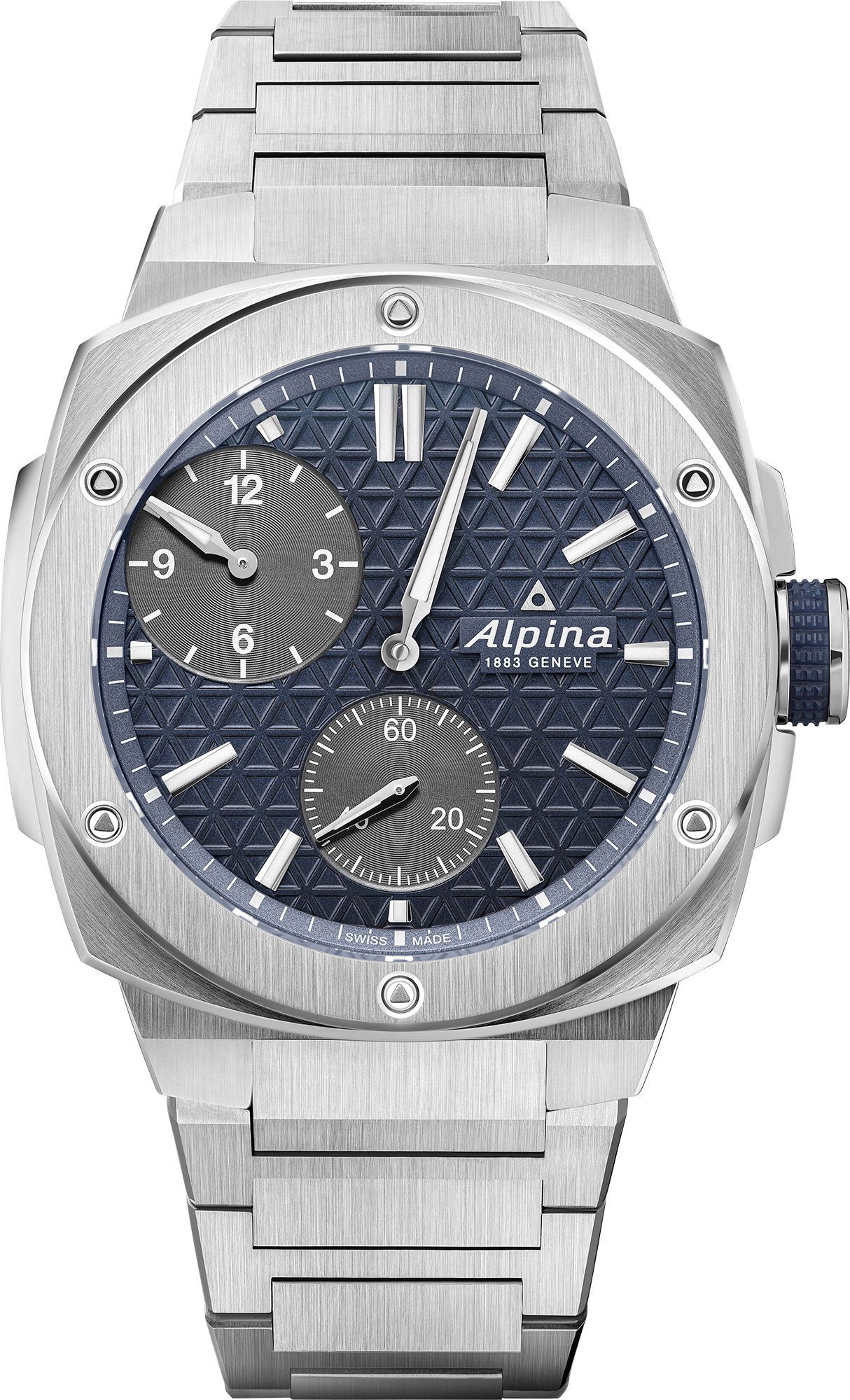 Alpina  41 mm Watch in Blue Dial For Men - 1