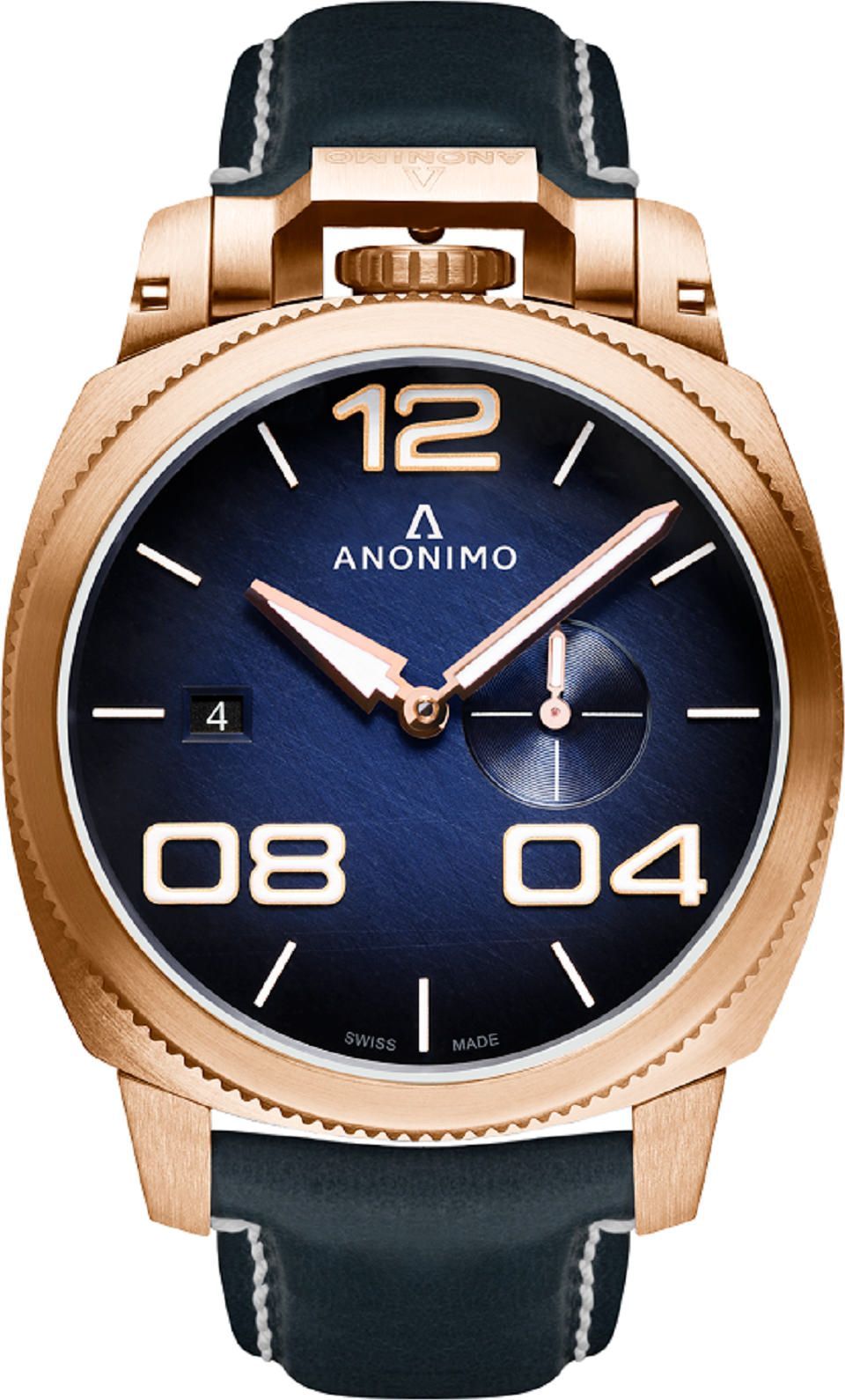 Anonimo Militare  Blue Dial 43.5 mm Automatic Watch For Men - 1