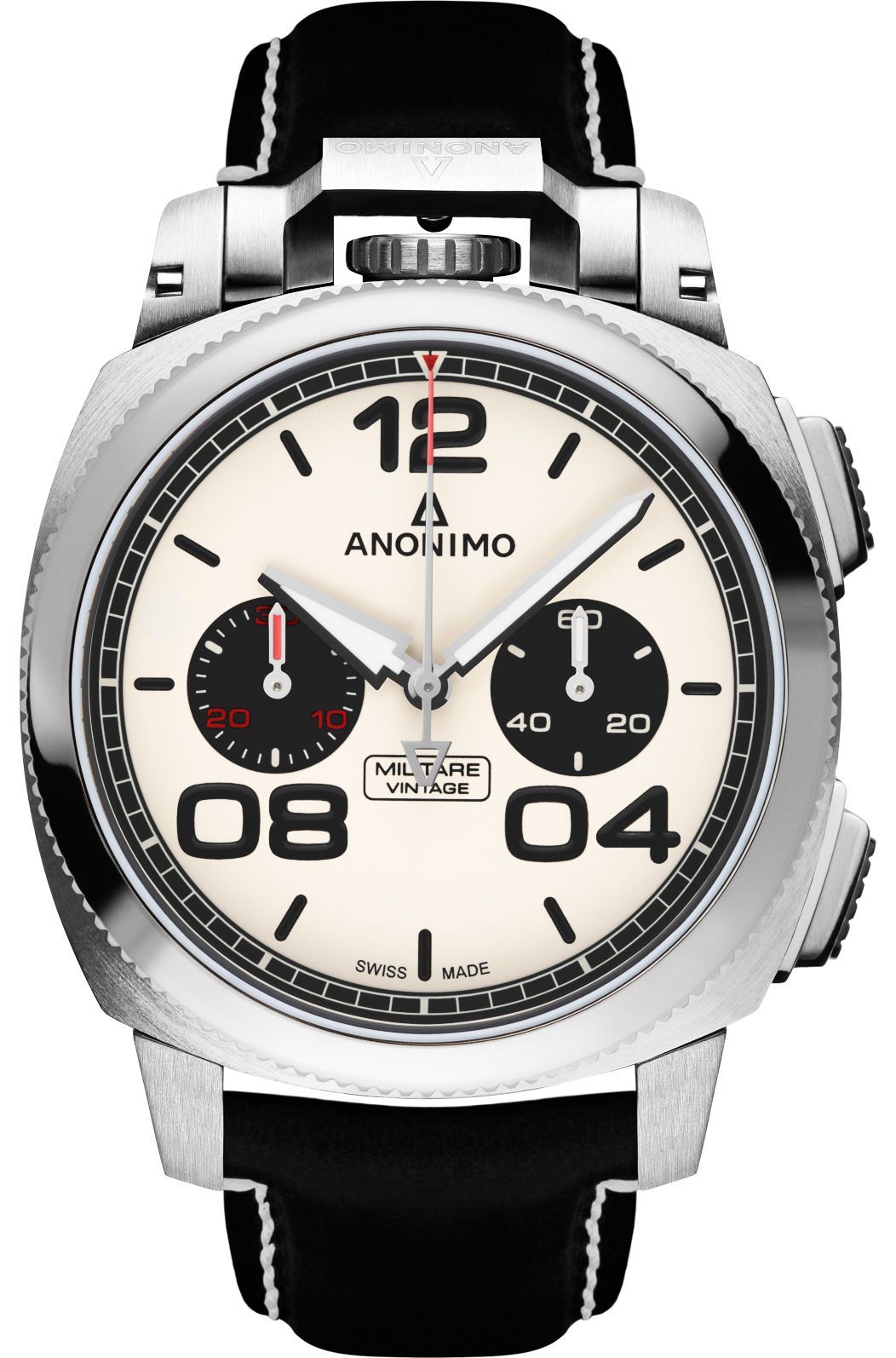 Anonimo Militare  Off White Dial 43.4 mm Automatic Watch For Men - 1