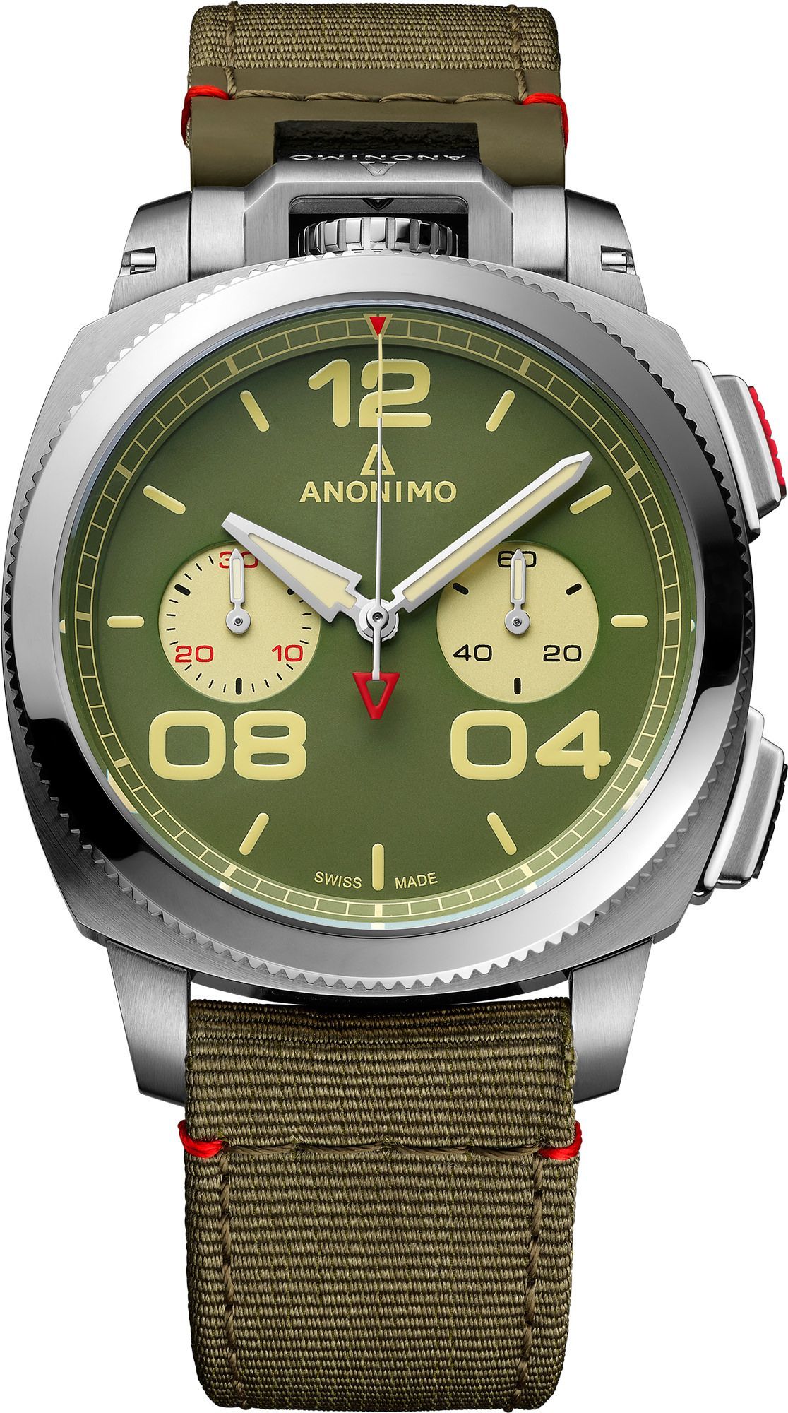 Anonimo Militare  Green Dial 43.5 mm Automatic Watch For Men - 1