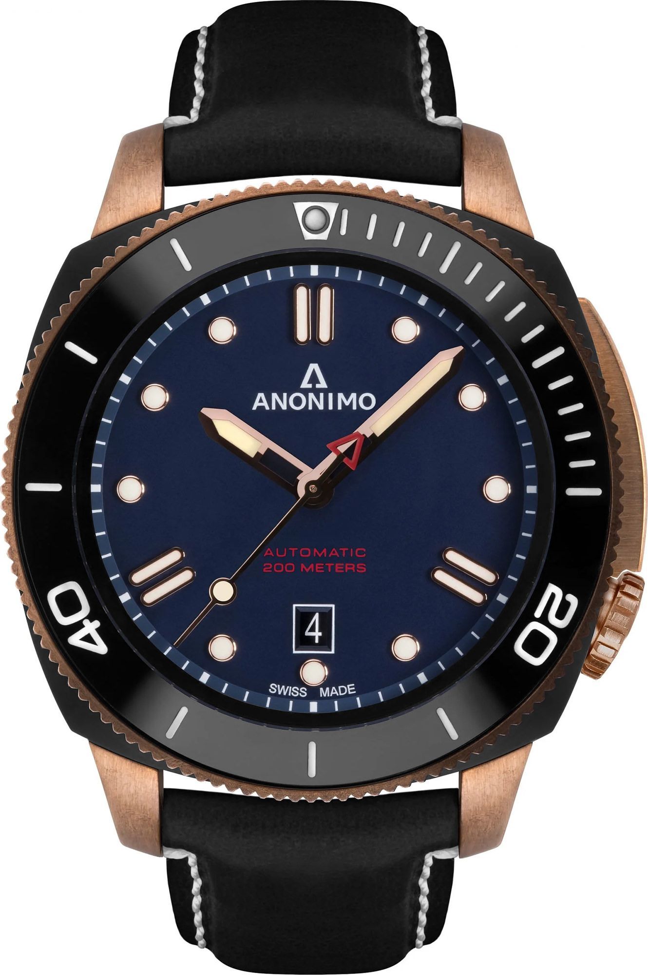 Anonimo Nautilo  Blue Dial 45.5 mm Automatic Watch For Men - 1