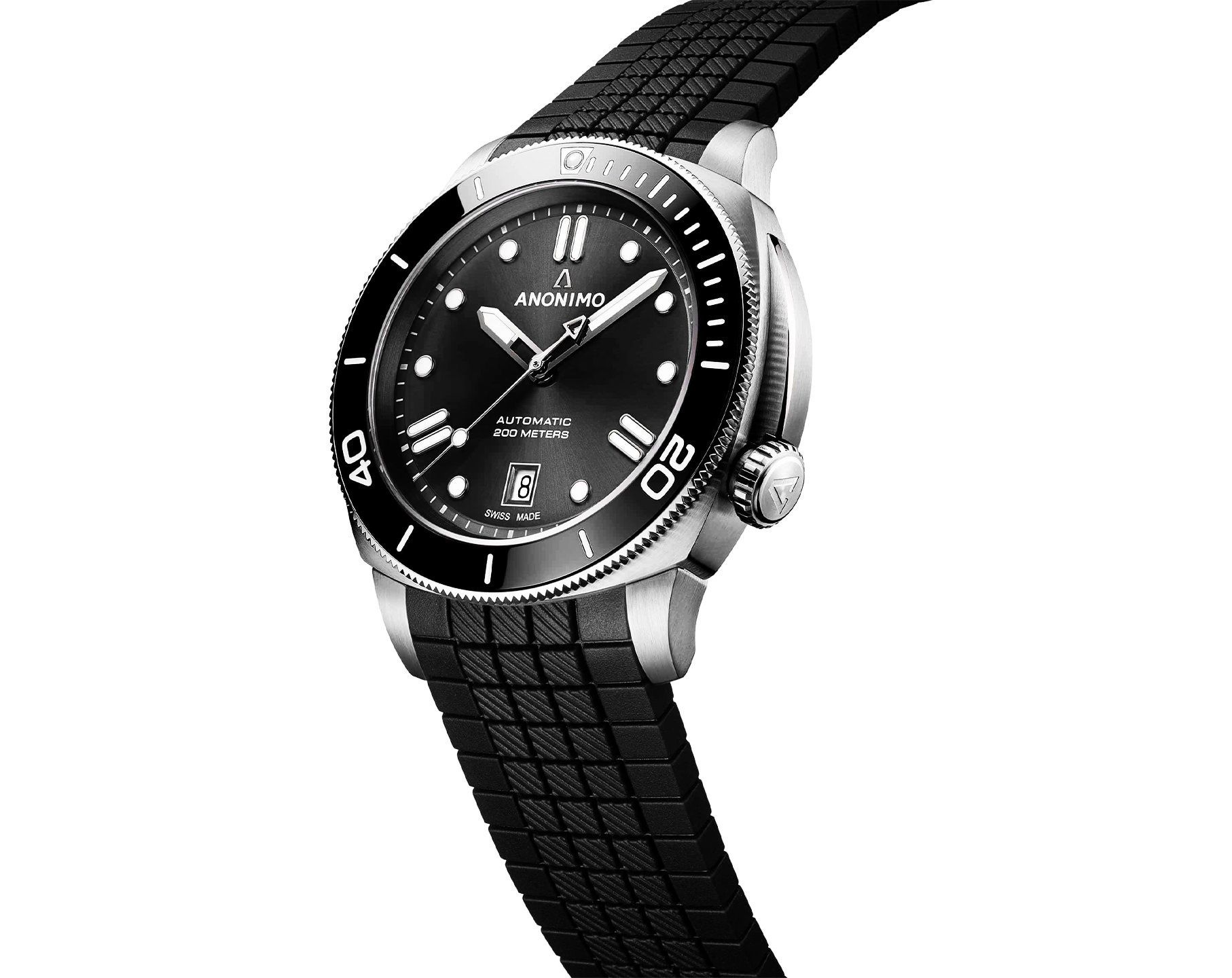 Anonimo Nautilo 42 mm Watch in Black Dial