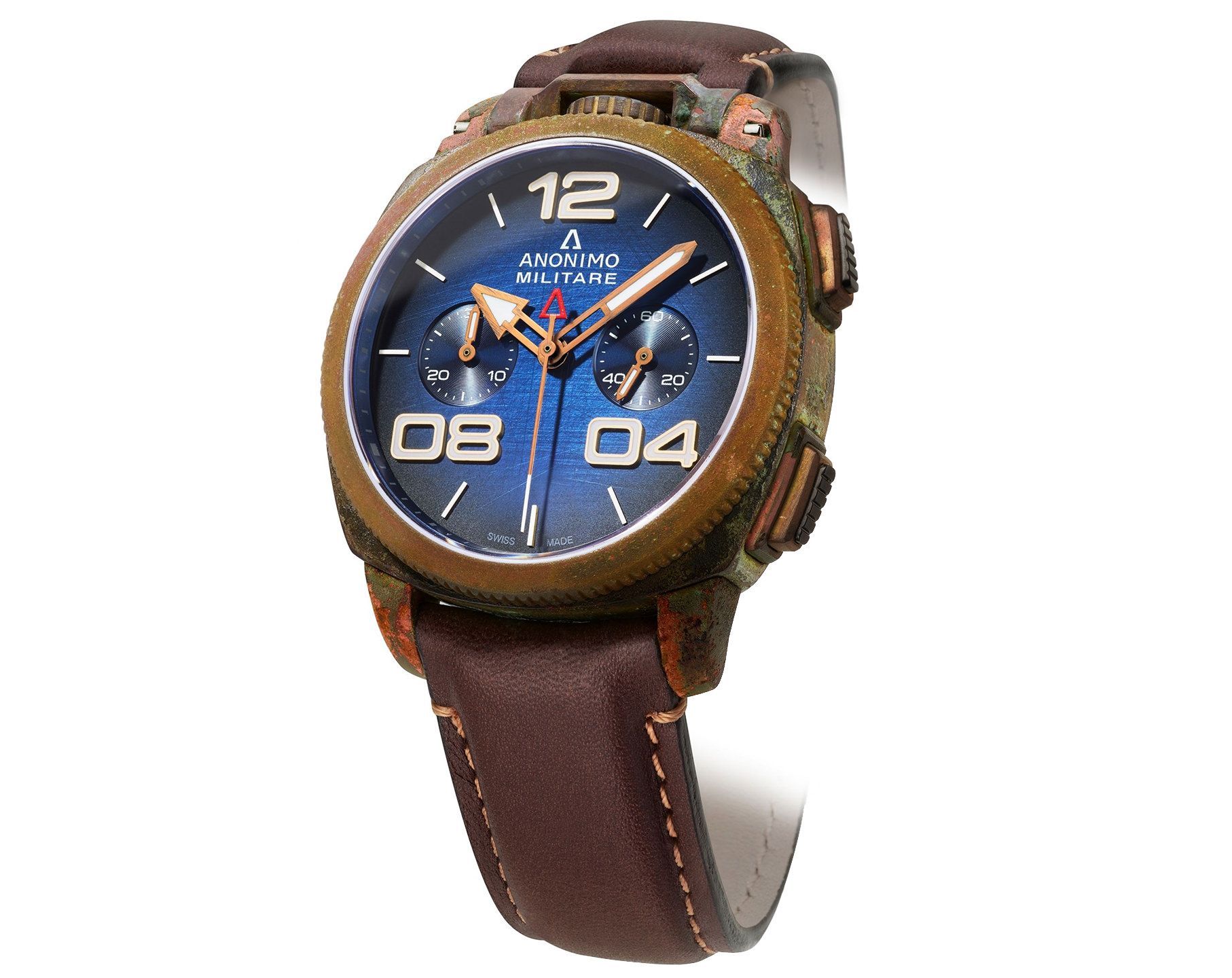 Anonimo Militare  Blue Dial 43.5 mm Automatic Watch For Men - 2